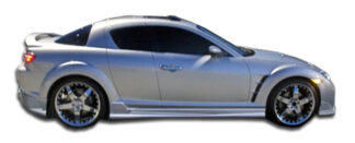 2004-2011 Mazda RX-8 Duraflex Raven Side Skirts Rocker Panels - 2 Piece