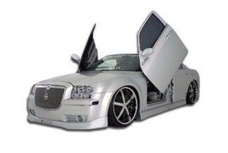 2005-2010 Chrysler 300 Duraflex Elegante Body Kit – 4 Piece – Includes Elegante Front Lip Under Spoiler Air Dam (100629) Elegante Rear Lip Under Spoiler Air Dam (102236) Elegante Side Skirts Rocker Panels (100631)
