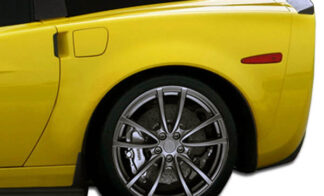 2005-2013 Chevrolet Corvette C6 Duraflex ZR Edition Rear Fenders – 2 Piece
