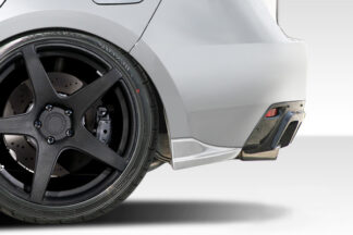 2008-2014 Subaru Impreza STI 5DR 2011-2014 Impreza WRX 5DR Duraflex C-Speed 2 Rear Add Ons Spat Bumper Extensions - 2 Piece (S)