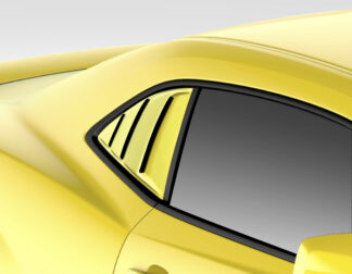 2010-2015 Chevrolet Camaro Duraflex Racer Window Scoops Louvers - 2 Piece