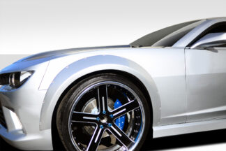 2010-2015 Chevrolet Camaro Duraflex Wide Body GT Concept Front Fender Flares - 2 Piece