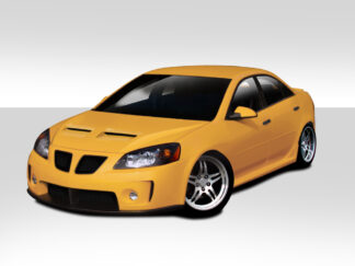2005-2009 Pontiac G6 4DR Duraflex GT Competition Body Kit – 5 Piece – Includes GT Competition Front Bumper Cover (106067) GT Competition Side Skirts Rocker Panels (106068) GT Competition Rear Bumper Cover (106069) GT Competition Hood (109805)