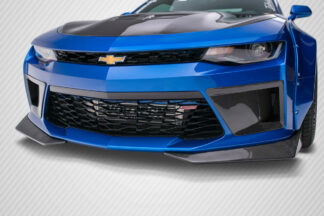 2016-2018 Chevrolet Camaro Carbon Creations DriTech Grid Front Bumper Air Duct Extensions Add Ons Spat Extensions - 2 Piece