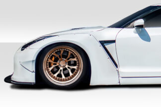 2009-2021 Nissan GT-R R35 Duraflex LBW Front Fender Flares - 4 Piece