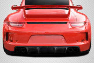 2012-2015 Porsche 911 Carrera 991 Carbon Creations DriTech GT3 Look Rear Bumper ( includes reflectors ) - 1 Piece (S)