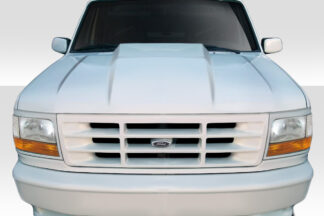 1992-1996 Ford F-150 / Bronco Duraflex Cowl Hood - 1 Piece
