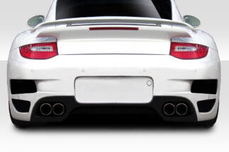 2009-2011 Porsche 911 Carrera 997 C2 C2S C5 C4S Targa 4 Targa 4S Cabriolet Duraflex Tecnika Rear Bumper Cover - 2 Piece