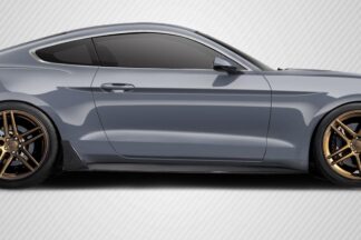 2015-2020 Ford Mustang Carbon Creations Grid V2 Side Skirts Rocker Panels - 2 Piece