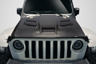 2019-2021 Jeep Wrangler JL Gladiator JT Carbon Creations Viper Look Hood - 1 piece