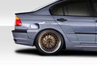 1999-2001 BMW 3 Series E46 4DR Duraflex Circuit Wide Body Rear Fenders Flares - 4 Piece