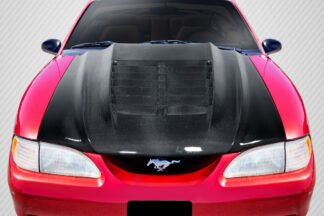 1994-1998 Ford Mustang Carbon Creations GT500 V2 Hood – 1 Piece