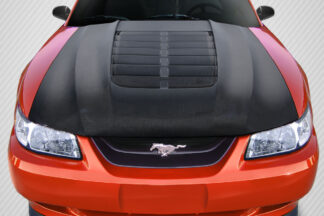 1999-2004 Ford Mustang Carbon Creations GT500 V2 Hood – 1 Piece