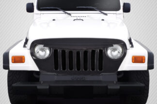 1997-2006 Jeep Wrangler Carbon Creations Predator Grille - 1 Piece