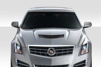2012-2019 Cadillac ATS Duraflex V Look Hood - 1 Piece