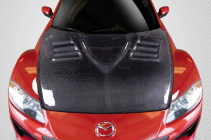 2004-2008 Mazda RX-8 Carbon Creations Vader Hood - 1 Piece