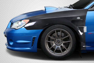 2006-2007 Subaru Impreza WRX STI 4DR Carbon Creations C Speed 20mm Front Fenders - 2 Piece