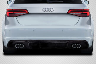 2013-2016 Audi A3 Sportback Carbon Creations RS3 Look Rear Diffuser - 1 Piece