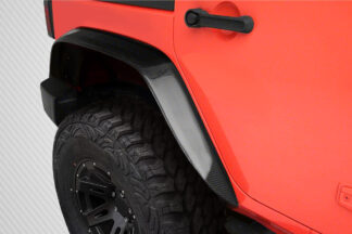 2007-2018 Jeep Wrangler Carbon Creations Rugged Rear Fenders - 2 Piece