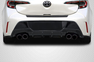 2019-2021 Toyota Corolla Hatchback Carbon Creations A Spec Rear Diffuser – 3 Piece
