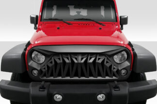 2007-2018 Jeep Wrangler Duraflex Monster Grille - 1 Piece