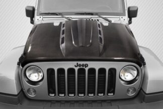2007-2018 Jeep Wrangler Carbon Creations Avenger Hood - 1 Piece