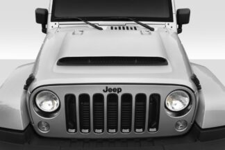 2007-2018 Jeep Wrangler JK Duraflex Demon Look Hood - 1 Piece