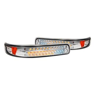 Led Bumper Lights Chrome | 99-02 Chevrolet Silverado