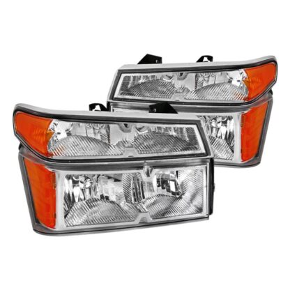 Headlight + Corner Light Set- Chrome | 04-12 Chevrolet Colorado