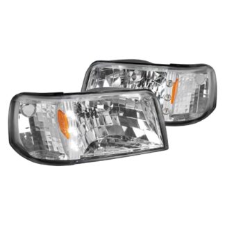 Headlights With Led- Chrome | 93-97 Ford Ranger