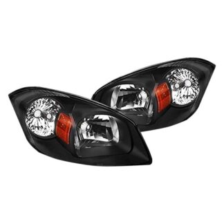 Black Euro Headlights | 05-10 Chevrolet Cobalt