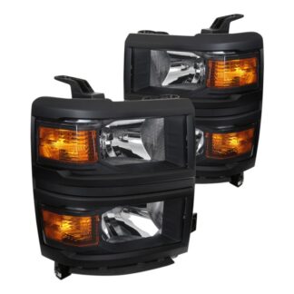 Headlight- Black Version 2 | 14-15 Chevrolet Silverado