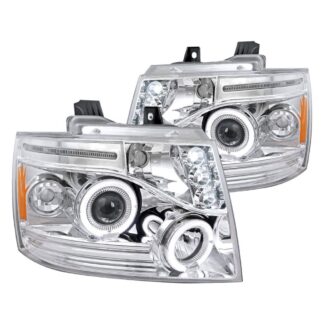 Halo Led Projector Chrome | 07-13 Chevrolet Avalanche