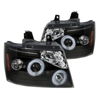 Halo Led Projector Black | 07-13 Chevrolet Avalanche