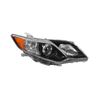Oe Style Projector Headlight- Glossy Black- Right | 12-14 Toyota Camry