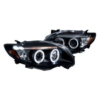 Halo Projector Headlight Black Housing | 09-10 Toyota Corolla