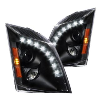Halo Projector Headlight Black - Not Compatible With Factory Xenon | 08-13 Cadillac Cts