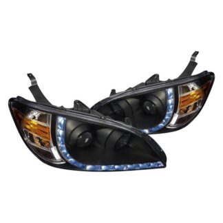 R8 Style Projector Headlight Black Housing | 04-05 Honda Civic