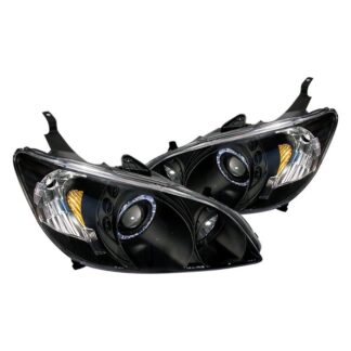 Halo Projector Headlights Black | 04-05 Honda Civic