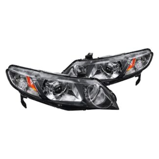 Projector Headlights – Black | 06-11 Honda Civic
