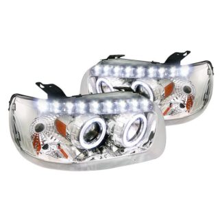 Projector Headlight Chrome With Amber Reflector | 05-07 Ford Escape
