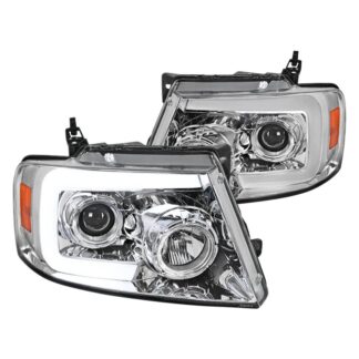 Projector Headlights- Chrome Housing With Clear Lens | 04-08 Ford F150