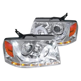 Projector Headlights Chrome Housing | 04-08 Ford F150