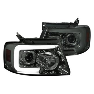 Projector Headlights- Chrome Housing With Smoked Lens | 04-08 Ford F150