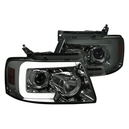 Projector Headlights- Chrome Housing With Smoked Lens | 04-08 Ford F150