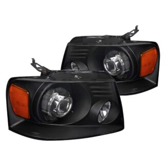 Retro Fit Projector Headlight Black Housing | 04-08 Ford F150
