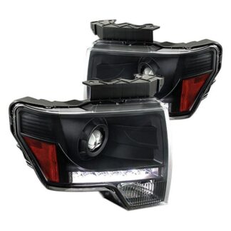 Black Projector Headlights With Led | 09-14 Ford F150