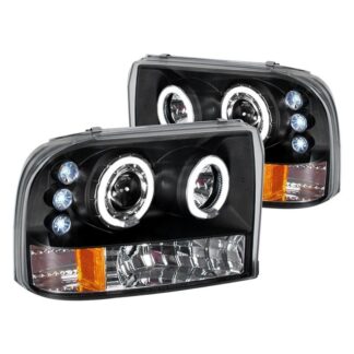 Halo Led Projector Black | 99-04 Ford F250