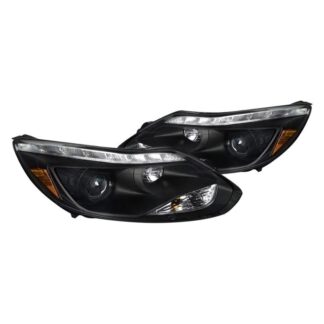 Projector Headlight -  Black | 12-UP Ford Focus