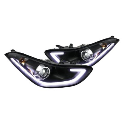 Projector Headlight Black Housing | 11-13 Hyundai Elantra